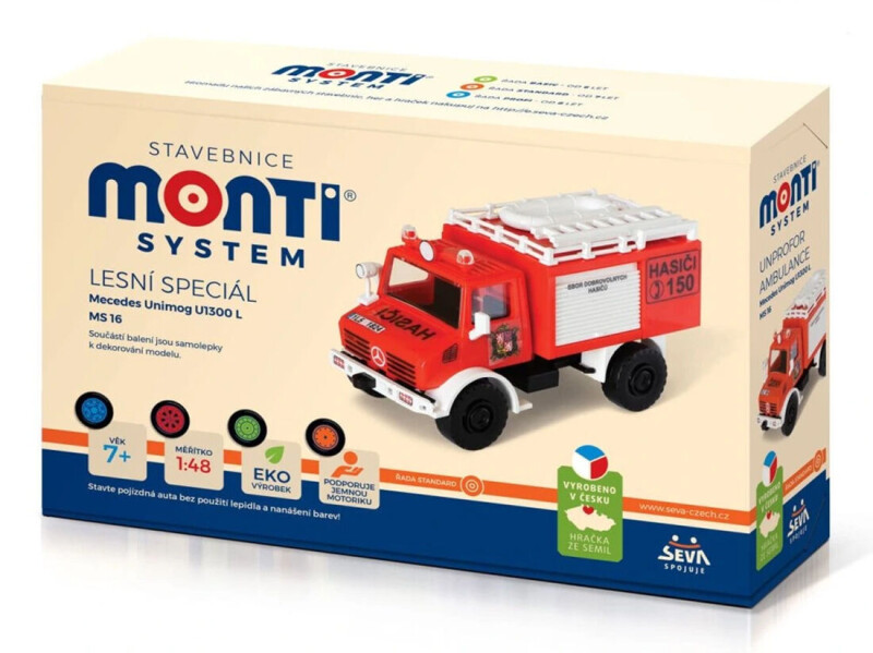 MS 16 Mercedes Unimog 1:48 Lesní speciál 